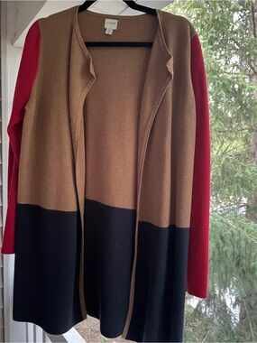 J. Crew color block cardigan